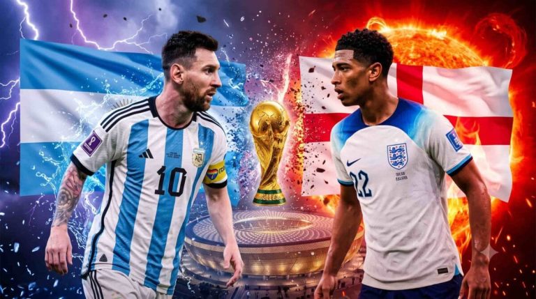Sport/ football : Coupe du monde 2026 : l&rsquo;Argentine défie l&rsquo;Angleterre pour une place en finale.