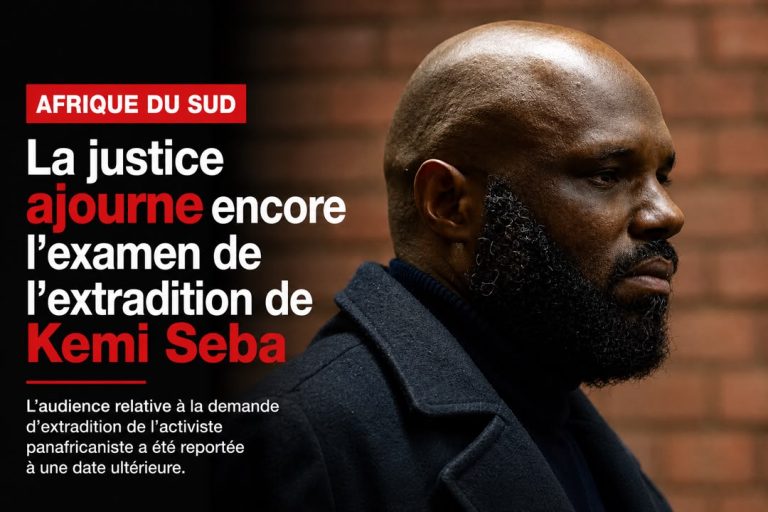 Afrique du Sud : la justice reporte une nouvelle fois l’examen de la demande d’extradition de Kemi Seba