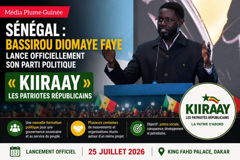 Afrique / Sénégal : Bassirou Diomaye Faye lance officiellement son parti politique « KIIRAAY – Les Patriotes Républicains