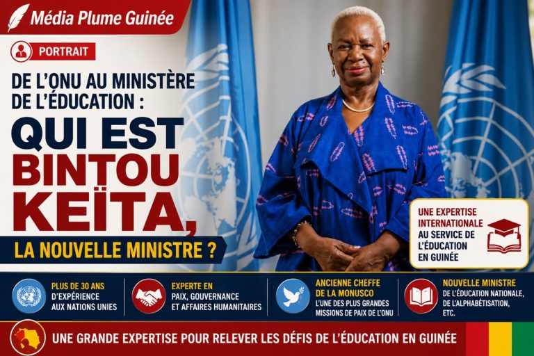 Portrait/ De l&rsquo;ONU au ministère de l&rsquo;Éducation : qui est Bintou Keïta, la nouvelle ministre ?