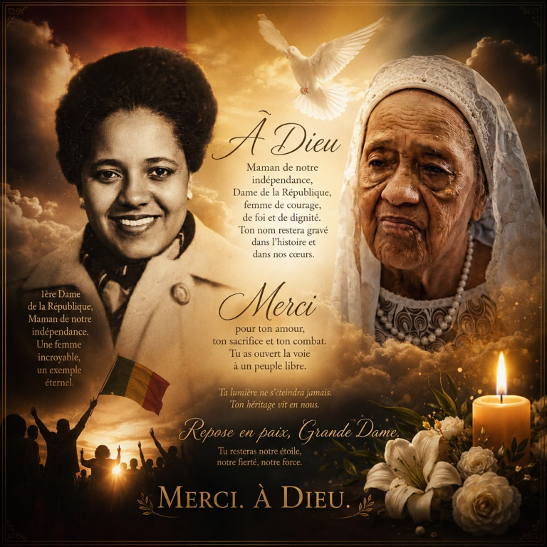 Guinée : décès de Hadja Andrée Touré, ancienne Première dame de la République.