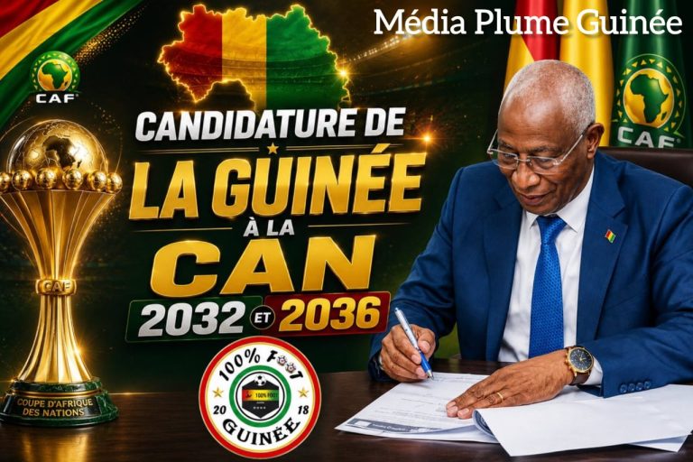 Sport / Football : la Guinée affiche ses ambitions pour accueillir la CAN 2032 ou 2036.