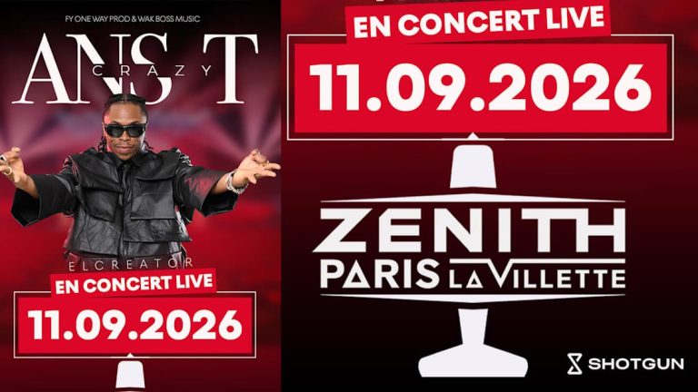 Culture / musique : Ans-T Crazy enflamme le Zénith de Paris et marque les esprits.