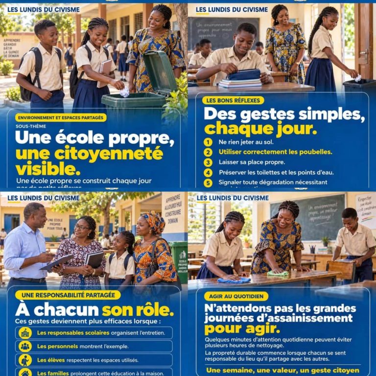 Éducation : les « Lundis du civisme » pour renforcer les valeurs citoyennes dans les écoles.